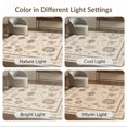 thumbnail image 7 of ODIKA 5'x7' Beige Abstract Geometric Design Washable Area Rug Intricate Motif Style Easy Care, Non-Shedding, Pet Friendly, for Small Living Room, Bedroom, 7 of 7