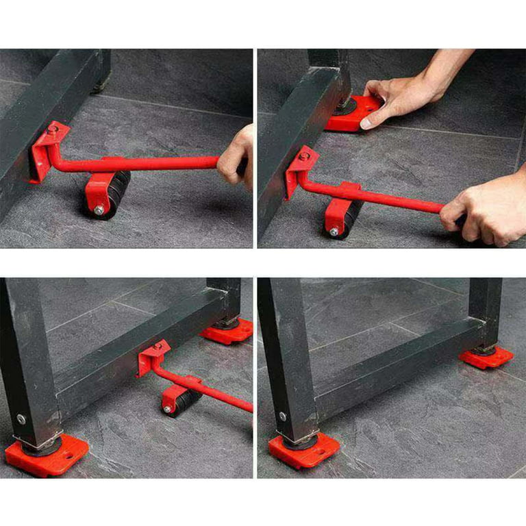  Furniture Lifter Easy Moving-Sliders 5Pack-Mover Tool Set For  Refrigerator Adjustable-Height Load Weight 200kg Small Furniture-sliders  Heavy Duty For Refrigerator : Office Products
