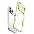 thumbnail image 4 of Designed for iPhone 17 Pro Max Transparent Case, Magnetic Wireless Charging, Compatible with MagSafe, Luxury Ultra Slim Anti-Scratch Anti-Slip Thin Shockproof PC+TPU Phone Cover, Orange, 4 of 7
