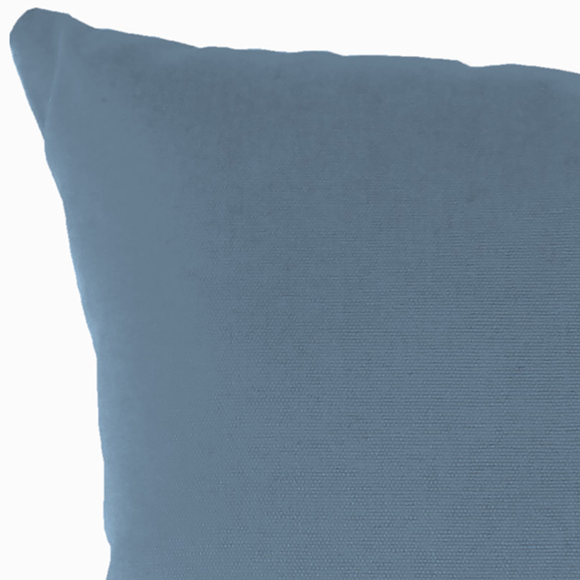 Jordan Manufacturing Sunbrella 16" x 16" Spectrum Denim Blue Solid Square Outdoor Throw Pillow (2 Pack)