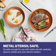thumbnail image 3 of Gotham Steel Pro 5-Piece Hard Anodized Cookware Set – Ultra Nonstick Titanium & Ceramic Coating, Metal Utensil Safe, Oven & Dishwasher Safe, Stay-Cool Handles, 3 of 5