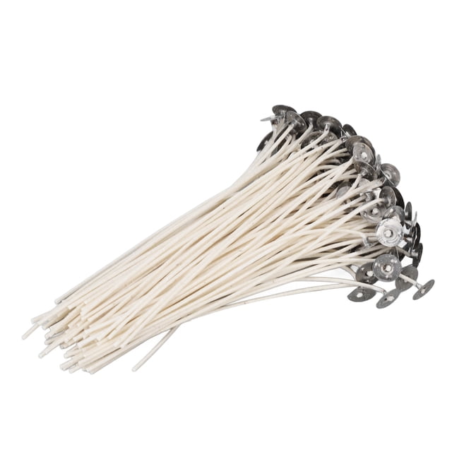 NúsO de Vela, 15 cm/5.91 Pulgadas Mechas establece la operación de la operación Fácil de 100 piezas para velas perfumadas de bricolaje