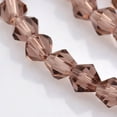 thumbnail image 3 of Bicone Glass Beads Strands Faceted Purple 3.5x3mm Hole: 1mm about 113~115pcs/strand 36~36.5cm, 3 of 3