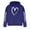 Blue, variant on DeHolifer Sweatshirt for Men Plus Size Hoodies Long Sleeve Football Print Drawstring Pocket Pullover Hoodies Sweatshirts Blue 2XL