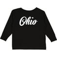 thumbnail image 3 of Inktastic Ohio Text Boys or Girls Long Sleeve Toddler T-Shirt, 3 of 5