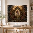 thumbnail image 5 of Dark Red Rose in Frame with Moths and Moon, Romantic Gothic for Gothic Lovers, Dark Floral Art, Halloween Gift, Tapestry Wall Hanging for Bedroom and Living Room, 5 of 7