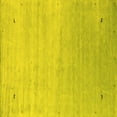 thumbnail image 1 of Ahgly Company Machine Washable Indoor Square Abstract Yellow Contemporary Area Rugs, 3' Square, 1 of 4