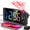 Colorful - Projection Alarm Clock, variant on Mpow Projection Alarm Clock, Digital Clock with 180° Rotatable Projector, 3-Level Brightness, Progressive Volume, USB Charger, Battery Backup, Digital Alarm Clock for Bedroom