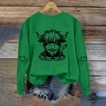 thumbnail image 2 of successthop Sweatshirts for Women Western Cow Crewneck Long Sleeve Sweater Pullover Tops Casual Print Stylish Outwear, 2 of 6