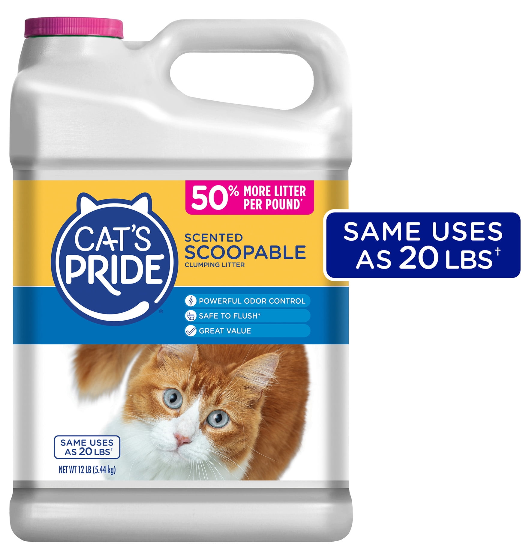 Cats Pride Cat Litter Scoopable, Scented Lightweight Clumping Litter