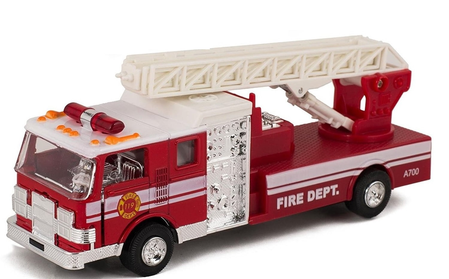 Fire Engine Ladder Truck Die Cast Metal Collectible Pencil Sharpener 