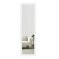 thumbnail image 4 of Full Length Mirror Floor Wall Mounted Leaning Hanging Rectangle White 55"x16", 4 of 8