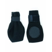 Fashion Pet Arctic Fleece Dog Boots, Black, Large