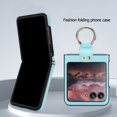 thumbnail image 4 of Allytechgroup Moto Razr 40 Ultra Case with Ring Holder Stand, Premium PU Leather Stylish Shockproof Anti-Scratch Portable Phone Case Cover for Motorola Moto Razr 40 Ultra, Green, 4 of 6