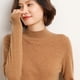 thumbnail image 4 of Jersey de cuello semialto para mujer Jersey grueso y cálido con parte inferior de color liso para mujer Modelos de otoño e invierno Jersey de mujer, 4 of 6