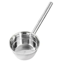 Fiocias 10inch Soup Ladle Big Spoon Stainless Steel Thick Metal Kitchen Water Dipper for