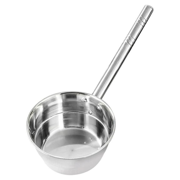 Fiocias 10inch Soup Ladle Big Spoon Stainless Steel Thick Metal Kitchen Water Dipper for