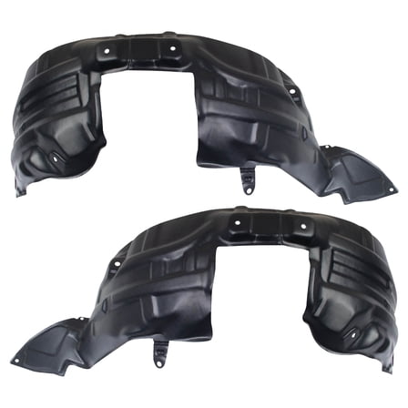 TRQ Inner Fender Liner Set Fits Select 2011-2014 Mazda 2 MA1248146 MA1249146