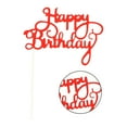 thumbnail image 2 of Happy Birthday Letters Glitter Paper Cake Topper Cupcake Dessert Flag Party Celebration Decoration, 2 of 8