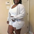 thumbnail image 2 of 3-piece Cozy Fuzzy Fleece Pajamas Set for Women, 2 of 5