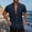 Navy, variant on Late July Mens Oversized Shirt Summer Man's Beach Refreshing Casual Fashion Short Sleeve Shirt Late July Oversized Men L