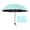 Blue, variant on Compact Sun Rain Umbrella, 8 Ribs Manual Open Parasol, 6 Colors Black Coated UV Protection Folding Umbrella, Sun Rain Travel Parasol for Outdoor, Travel, Beach, Park, City