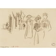 thumbnail image 3 of Frédéric Houbron 24x18 Black Modern Framed Museum Art Print Titled - Women and Children (1895 - 1905), 3 of 5