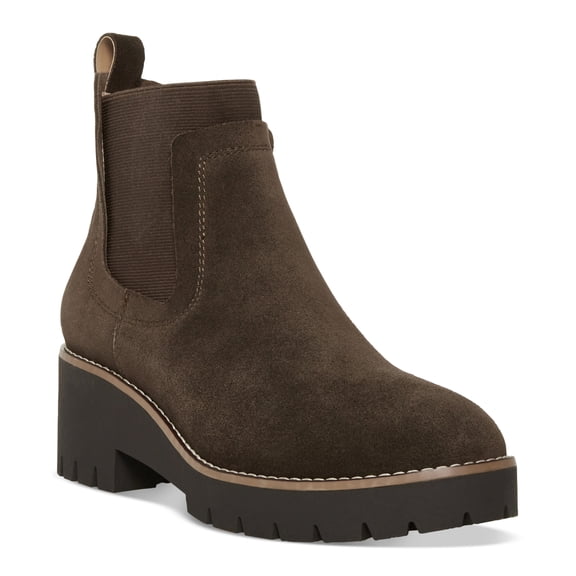 Aqua College Demi Pull-On Waterproof Chelse Java Suede 12M