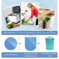 thumbnail image 3 of Compost Bags Small Garbage Bags Biodegradable Trash Bags Green Bin Bags for Bathroom Bedroom Office, 3 of 4