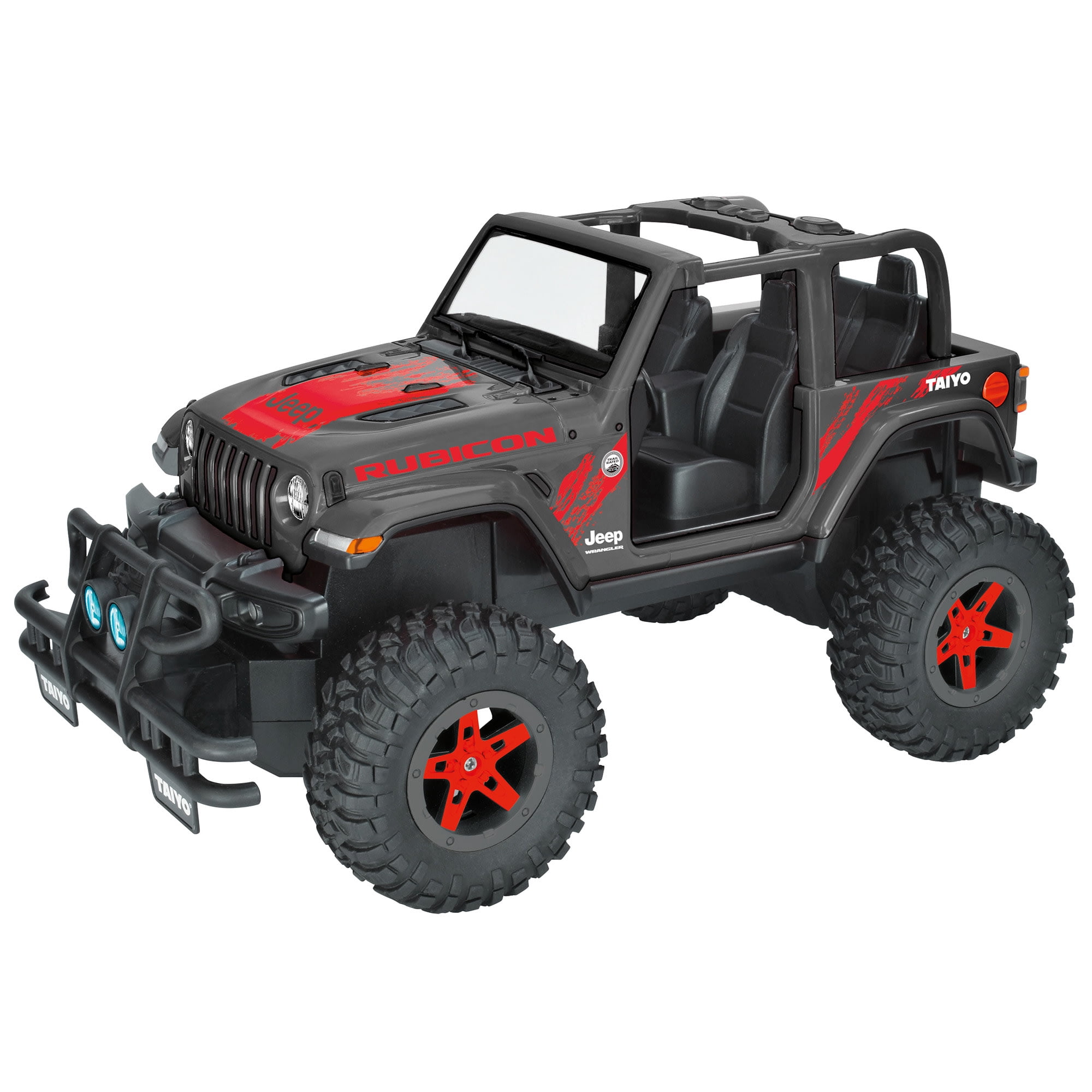 Taiyo: Jeep Wrangler Rubicon 2 Door 1:16 Scale R/C Vehicle in Black