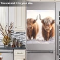 thumbnail image 5 of Coolnut Magnetic Dishwasher Stickers Highland Cow Kitchen Dishwasher Cover Sticker, Panel Decal Home Cabinet Appliances Stickers 20in W x 26in H Home Decor, 5 of 5
