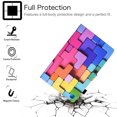 thumbnail image 3 of Galaxy Tab S6 Lite 10.4 inch Case 2020, Allytech PU Leather Scratch-Free Case with Auto Sleep/Wake Smart Folio Card Slots Pen Holder Case for Samsung Galaxy Tab S6 Lite T500/T505/T507, Rainbow Cube, 3 of 7