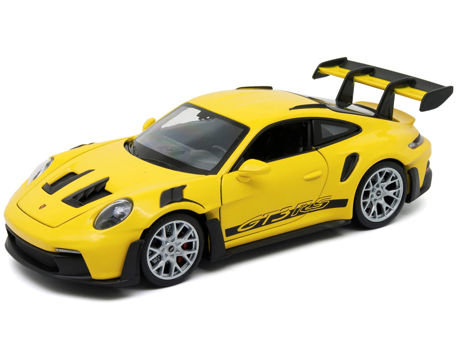 Porsche 911 (997) GT3 Yellow 1/18 Diecast Car Model by Welly