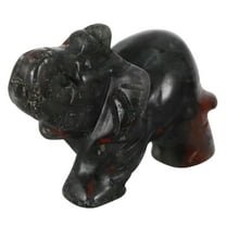 Elephant Decor Elephant Statue Elephant Ornaments Carved Ornament Office 4X2X3CM