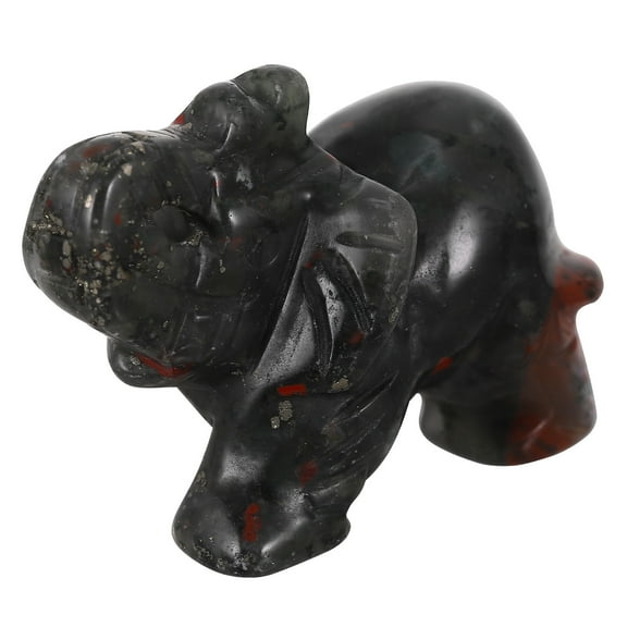 Elephant Decor Elephant Statue Elephant Ornaments Carved Ornament Office 4X2X3CM