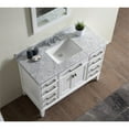 thumbnail image 2 of Ari Kitchen & Bath Danny 48" Solid Wood Bathroom Vanity in White, 2 of 7
