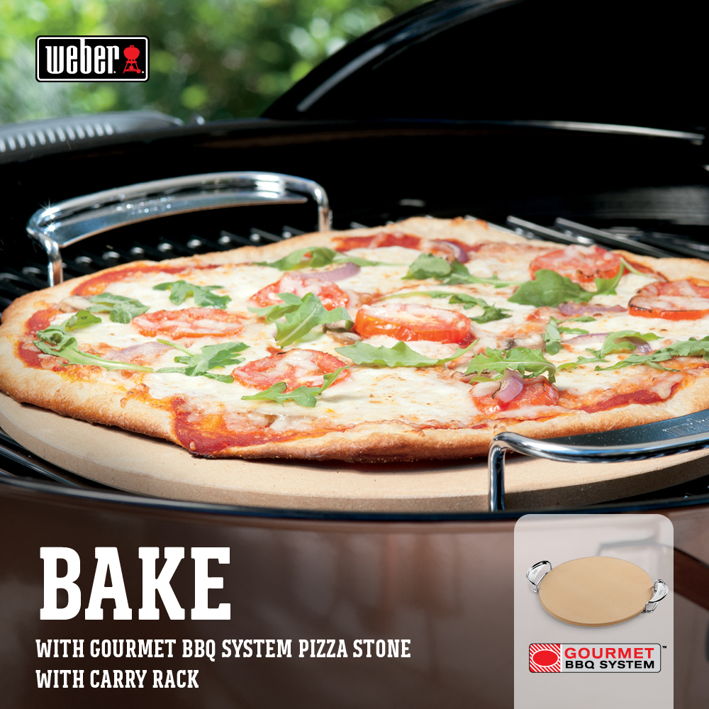 Weber Pizza Stone with Carry Rack - image 4 of 13