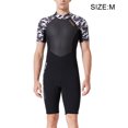 thumbnail image 2 of Traje de buceo traje de buceo traje de baño de una pieza pantalones cortos a prueba de sol UPF 50 Sunprotection Surf Traje para snorkeling Surfing Natación Negro / Blanco M 1.5mm Speravity OD017103-02, 2 of 7