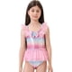thumbnail image 1 of Traje de baño estilo sirena con volantes de 1 pieza para niñas y niños para la playa, traje de baño de verano, ropa de playa para vacaciones (Rosa-S 110-120), 1 of 2