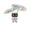 D, variant on Astronaut Induction Flying Plaything, Levitation Aircraft Gadget with LED Lights, Stable Intelligent Hover Flying Saucer, Science Techs Desk Decor for Boys Girls Adults