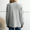 thumbnail image 6 of Weikingp Sweaters for Women,Women'S Comfortable Knitted Tops Solid Color Strappy Cardigan Knitted Sweater Cable Knit Sweater Women Cardigan Sweaters for Women Clearance Grey M, 6 of 9