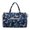 Blue Butterfly, variant on KUIFORTI Blue Fish Print Quilted Puffer Tote Bag for Women, Weekender Duffel Gym Travel Work Carry On Bag, Versatile Personal Item for Yoga, Vacation, Overnight Trips