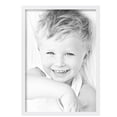 thumbnail image 2 of ArtToFrames 14" x 20" Contemporary White Picture Frame, 14x20 inch White Wood Poster Frame (WOM-4731),  Pack, 2 of 7