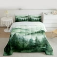 thumbnail image 2 of Manfei Tree Print 2pcs Bedding Comforter Set for Teens Boys Girls,Botanical Theme Twin Comforter Sets,Jungle Plants Breathable Bedding Set,Luxury Bedroom Decor,Reversible, 2 of 8