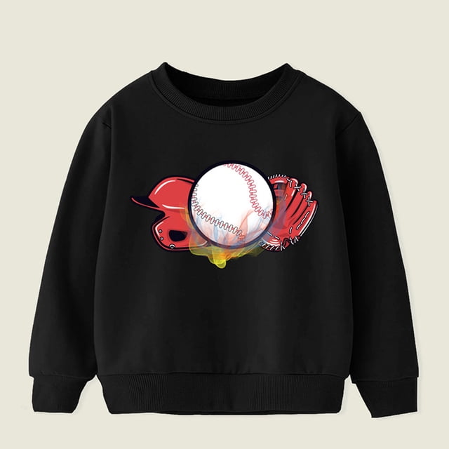 Rbaofujie Baby Girl Long Sleeve Sweatshirt Tops Basic Solid Color Sweater Shirts Kid Fall Clothes