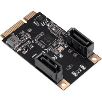 Syba 2 Port SATA III Full Height MiniPCIE Controller Card (Jmicro Chipset)