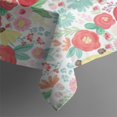 thumbnail image 2 of Pioneer Flower Floral Print Pattern Rectangle Tablecloth 60"x120",Waterproof Polyester Rectangle Table Cloth, Wipeable Spillproof Polyester Tablecloth for Dining, Camping, Indoor and Outdoor, 2 of 6