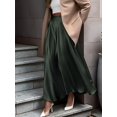 thumbnail image 5 of Women'S A-Line Long Maxi Swing Pleated Skirt Green XL, 5 of 8