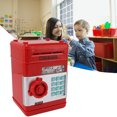 thumbnail image 1 of ATM Piggy Bank, Cash Coin Electronic Money Bank Money Saving Box for Teen Girl Toy,  With 7 Music Tracks Digital Display With Password Code Lock, 1 of 8
