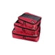thumbnail image 1 of Inteprter Bolsa de almacenamiento de 3 uds con cremallera plegada multifuncional de gran capacidad, organizador de sujetadores, bolsas, contenedor de ropa Almacenamiento y organización del hogar Rojo Inteprter HA077559-04, 1 of 6